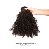 Island Curly (3c) 120g Classic Clip-in Set