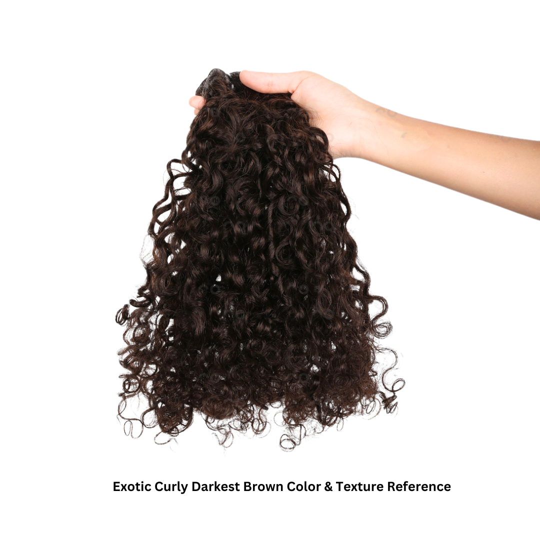 Exotic Curly (3a-3b) 320g 'Bougie' Clip-in Set